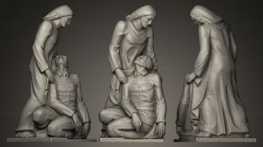 Military figurines Kriegerdenkmal 3 3d model